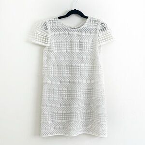 Milly Minis White Eyelet Girl’s Dress Size 10